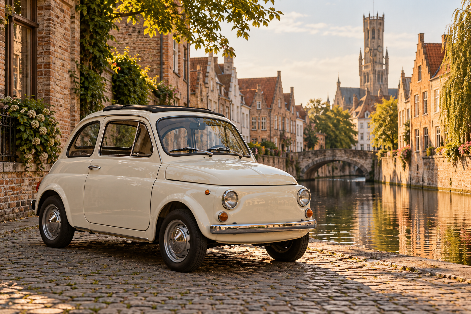 Sfeerbeeld klassieke Fiat 500